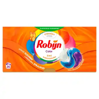 PLUS Robijn 3-in-1 classics capsules color aanbieding