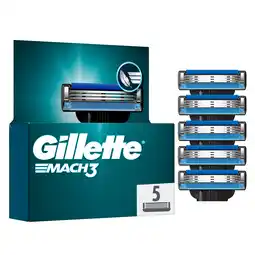 PLUS Gillette Scheermesjes Mach 3 aanbieding