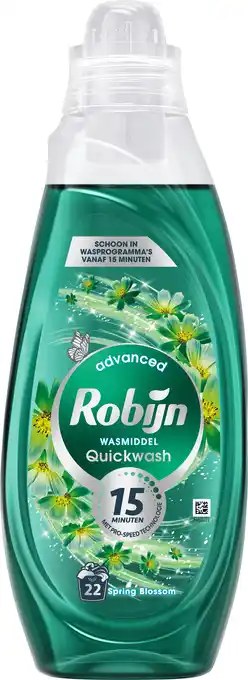 PLUS Robijn Quickwash Spring Blossom 22sc aanbieding