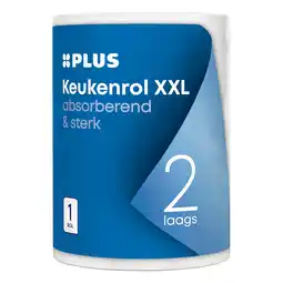 PLUS PLUS 2 laags sterk keukenrol xxl 400 vel aanbieding
