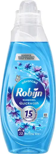 PLUS Robijn Quickwash Morning Dew 22sc aanbieding