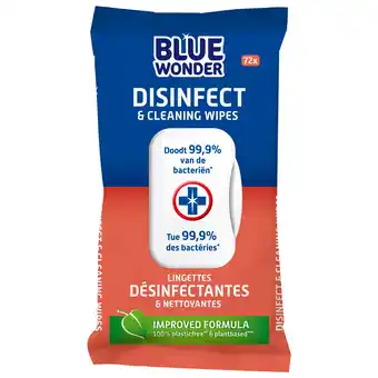 PLUS Blue Wonder Desinfectie reiniger doekjes aanbieding