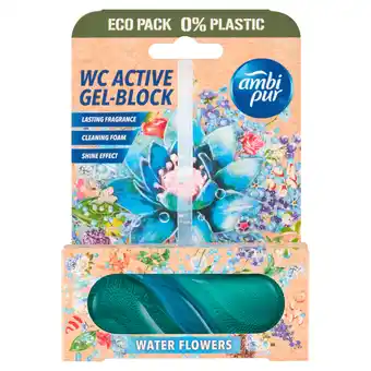 PLUS Ambipur Toiletblok Tri-Gel water blue blossom aanbieding