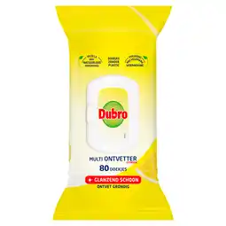 PLUS Dubro Multi ontvetter doekjes citroen aanbieding