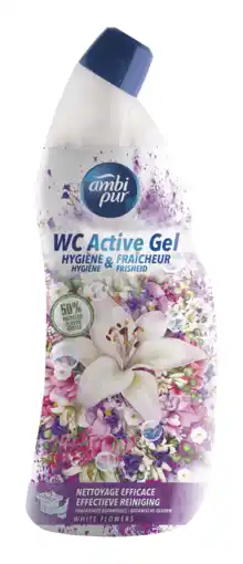 PLUS Ambipur WC Gel White Flowers aanbieding