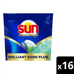 PLUS Sun Briljant shine plus vaatwascapsules aanbieding