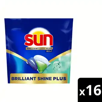 PLUS Sun Briljant shine plus vaatwascapsules aanbieding