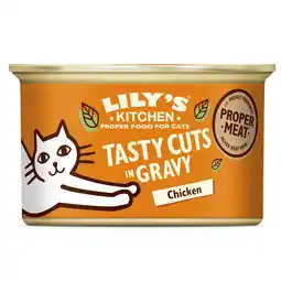 PLUS Lily's Kitchen Cat Tasty Cuts Chicken gravy blik aanbieding