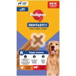 PLUS Pedigree Dentastix Maxi big pack 21ST aanbieding