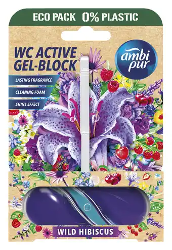 PLUS Ambipur Toiletblok Tri-gel Wild Hibiscus aanbieding