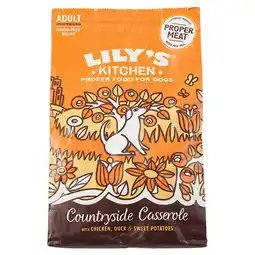 PLUS Lily's Kitchen Dog Dry Country Cass Chkn/Duck aanbieding