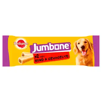 PLUS Pedigree Jumbone Medium Rund&Gevogelte aanbieding