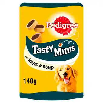 PLUS Pedigree Tasty Minis Kaas Hondensnacks aanbieding