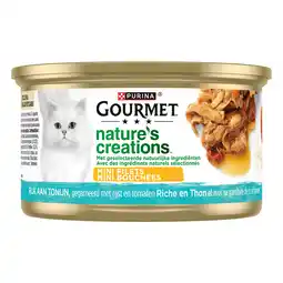PLUS Gourmet Nature's Creations kattenvoer tonijn aanbieding