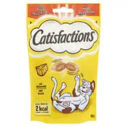 PLUS Catisfactions kattensnoepjes - Kaas aanbieding