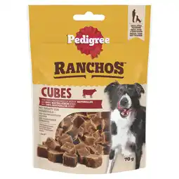 PLUS Pedigree Ranchos cubes rund aanbieding