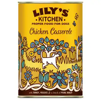 PLUS Lily's Kitchen Dog Casserole Chicken/Turkey blik aanbieding