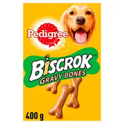 PLUS Pedigree Biscrok Gravy Bones Hondensnacks aanbieding