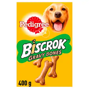 PLUS Pedigree Biscrok Gravy Bones Hondensnacks aanbieding