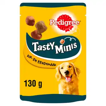 PLUS Pedigree Tasty Mini's hondensnack kip&eend aanbieding