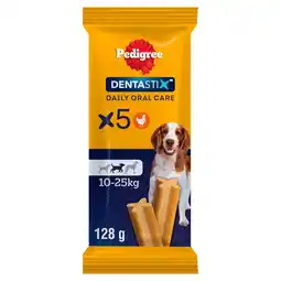 PLUS Pedigree Dentastix Medium 5-pack aanbieding