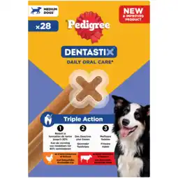 PLUS Pedigree Dentastix Medium Hondensnacks aanbieding