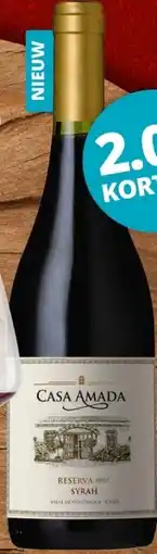Mitra Casa Amada Reserva Syrah aanbieding
