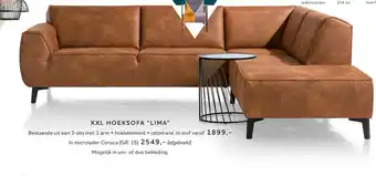 Xooon Xxl hoeksofa "lima" aanbieding