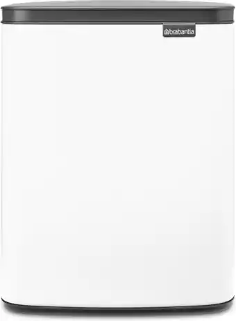 Bol.com Brabantia Bo Prullenbak - 12 l - White aanbieding