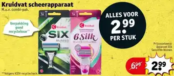 Kruidvat Kruidvat scheerapparaat aanbieding