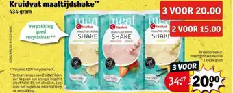 Kruidvat Kruidvat maaltijdshake aanbieding