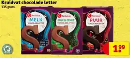 Kruidvat Kruidvat chocolade letter aanbieding