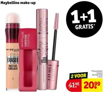 Kruidvat Maybelline make-up aanbieding