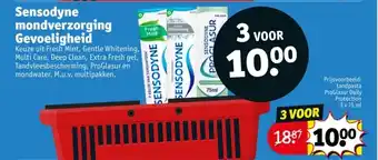 Kruidvat Sensodyne mondverzorging Gevoeligheid aanbieding