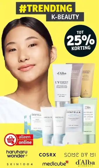 Kruidvat Trending k-beauty aanbieding
