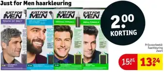 Kruidvat Just for Men haarkleuring aanbieding