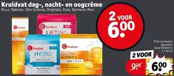 Kruidvat Kruidvat dag, nacht en oogcrème aanbieding