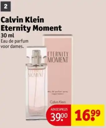 Kruidvat Calvin Klein Eternity Moment aanbieding