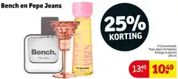 Kruidvat Bench en Pepe Jeans aanbieding