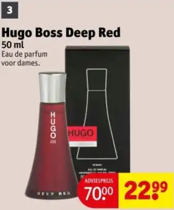 Kruidvat Hugo Boss Deep Red aanbieding