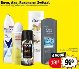 Kruidvat Dove, Axe, Rexona en Zwitsal aanbieding