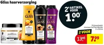 Kruidvat Gliss haarverzorging aanbieding