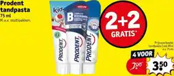 Kruidvat Prodent tandpasta aanbieding