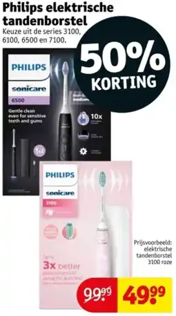 Kruidvat Philips elektrische tandenborstel aanbieding