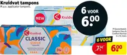 Kruidvat Kruidvat tampons aanbieding