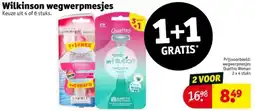 Kruidvat Wilkinson wegwerpmesjes aanbieding