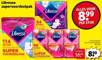 Kruidvat Libresse supervoordeelpak aanbieding