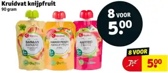 Kruidvat Kruidvat knijpfruit aanbieding