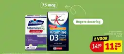 Kruidvat Vitamine D 75 mcg aanbieding