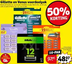 Kruidvat Gillette en Venus voordeelpak aanbieding